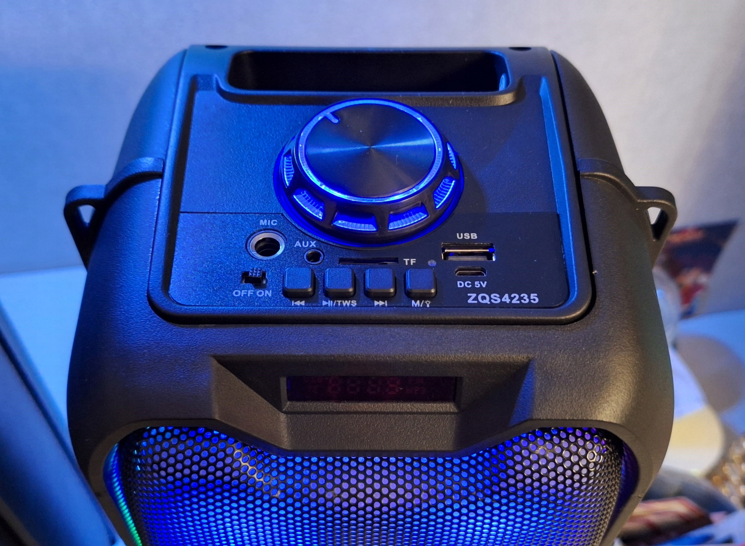 Głośnik przenośny Głośnik Tuba Radioodtwarzacz System Audio RGB EAN (GTIN) 6900872719229