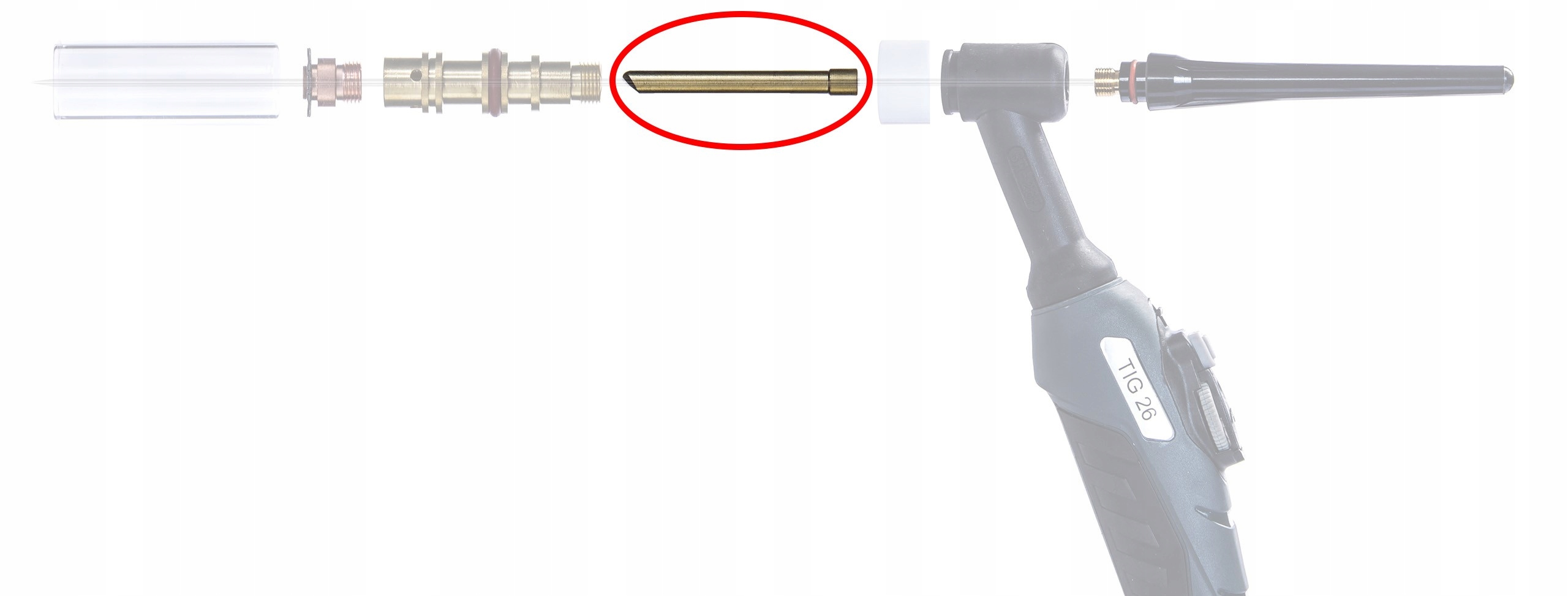 Tulejka standard TIG QUARTZ SR 17/18/26 1,0mm Marka Magnum