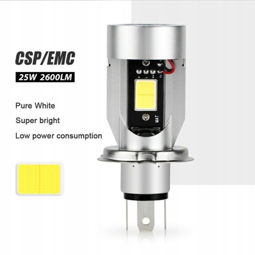 ŻARÓWKA LED MOTOCYKL MOTOR SKUTER H4 HS1 2600LM Producent inny
