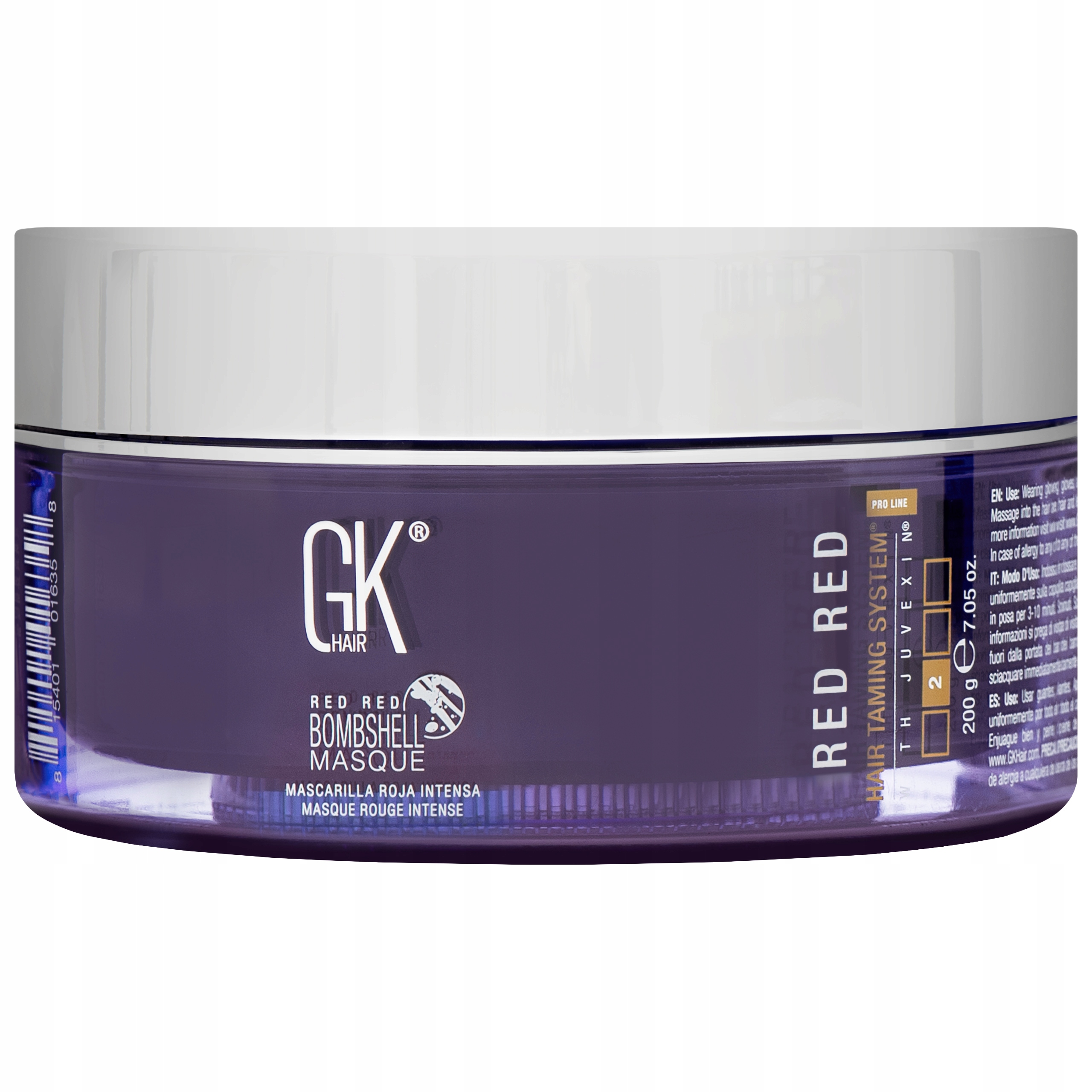 Gk Hair Bombshell maska červené odstíny vlasů sklenice 200 Ml