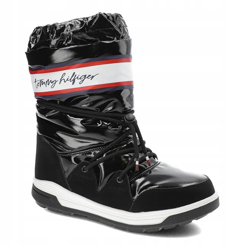 Černé Sněhule Tommy Hilfiger Dámské boty