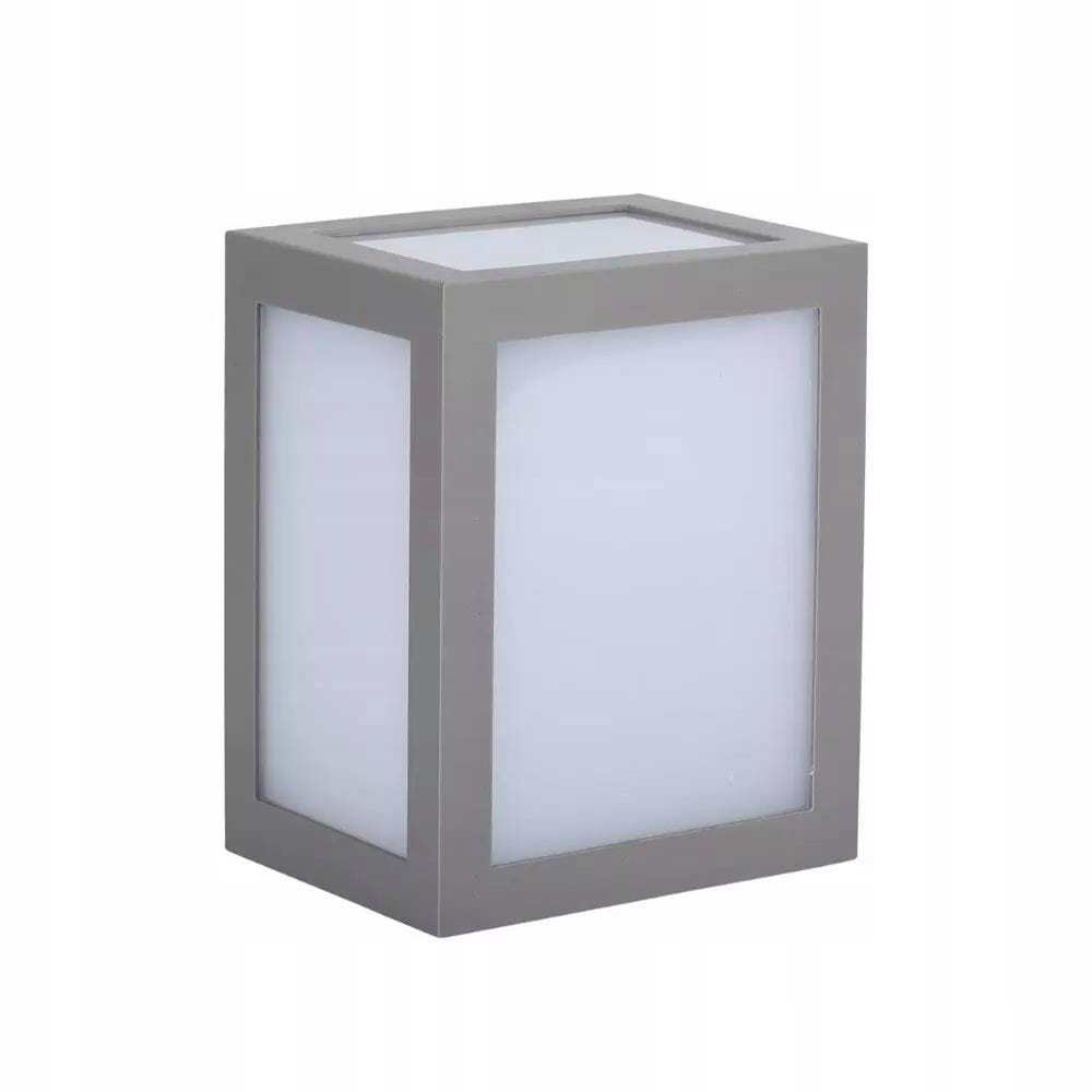 Venkovní Led nástěnné svítidlo 12W IP65 šedé 6400K 750 lm V-tac