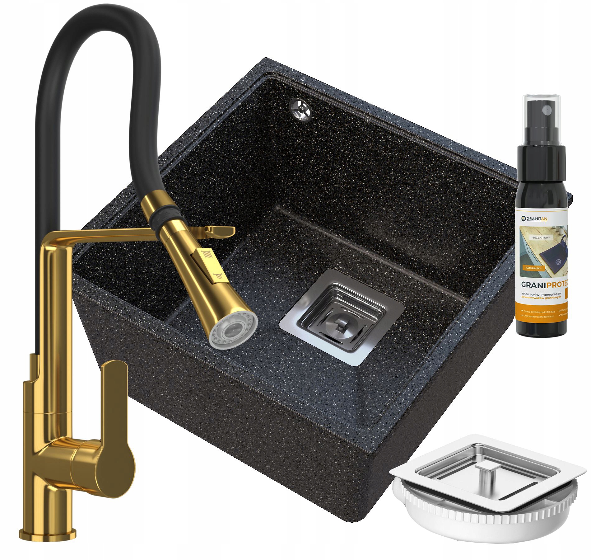 Poddoskový Drez Zlatý Napo 42 CM, Sada