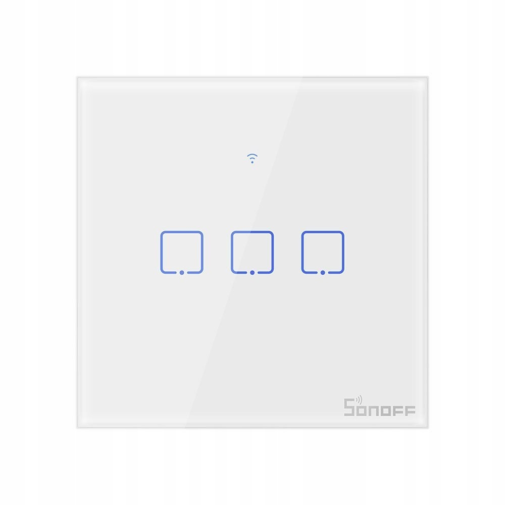 

Sonoff Dotykowy Włącznik Światła WiFi T0 Eu Tx 3-k