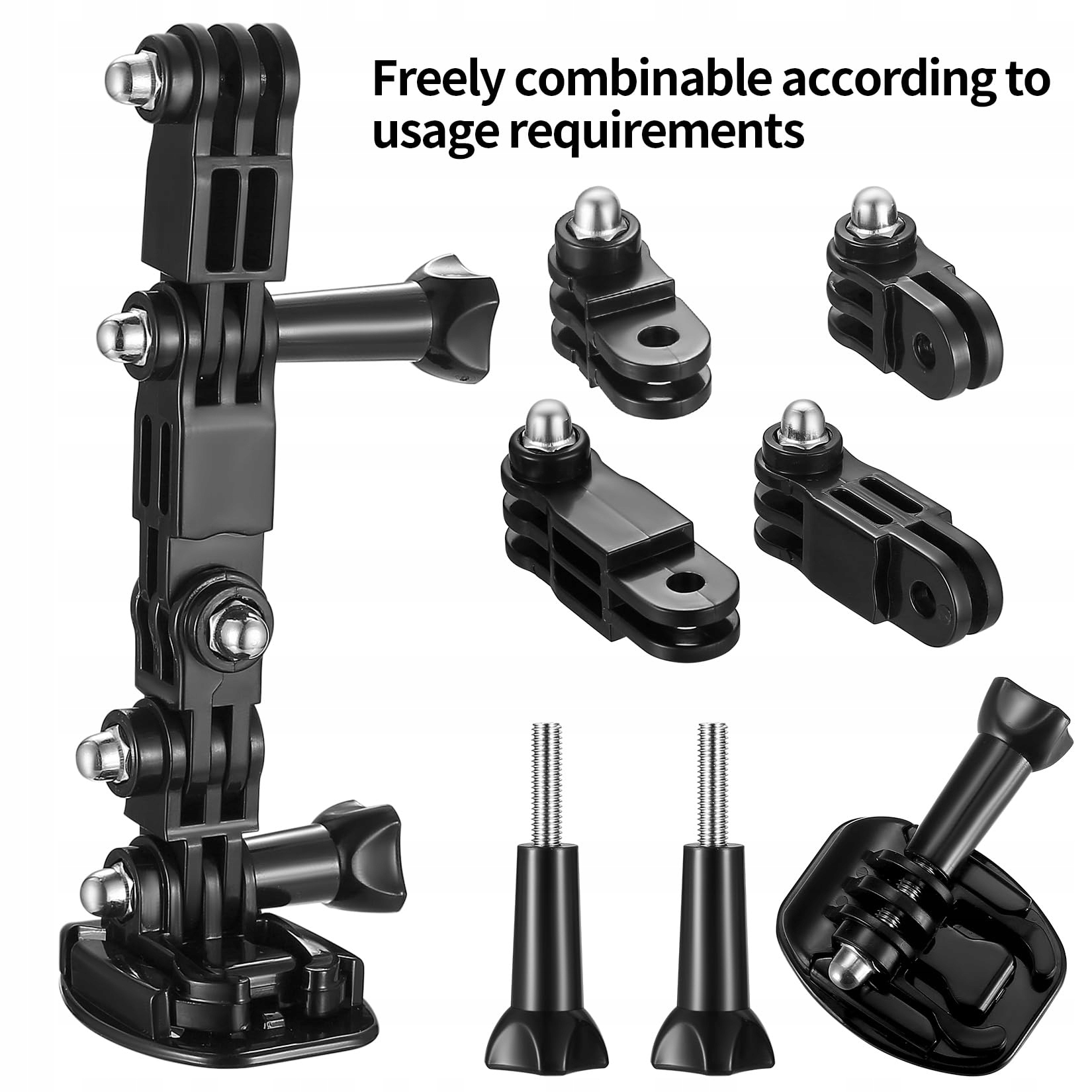 Zestaw Klejowych Uchwytów Do GoPro DJI Kamera Sportowa Kask 12W1 WUKEMAOYI — miniatura 3