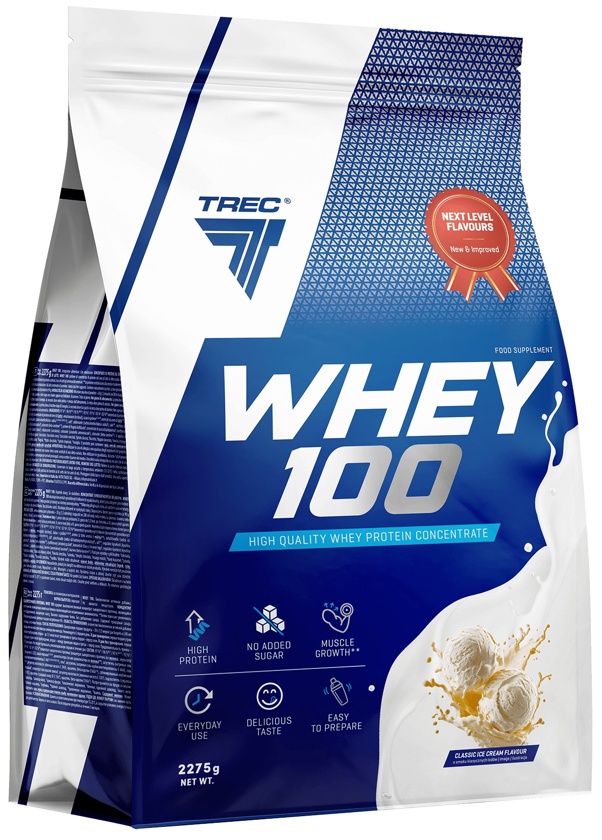 Protein Trec Nutrition koncentrát Wpc Klasická zmrzlina 2275 g