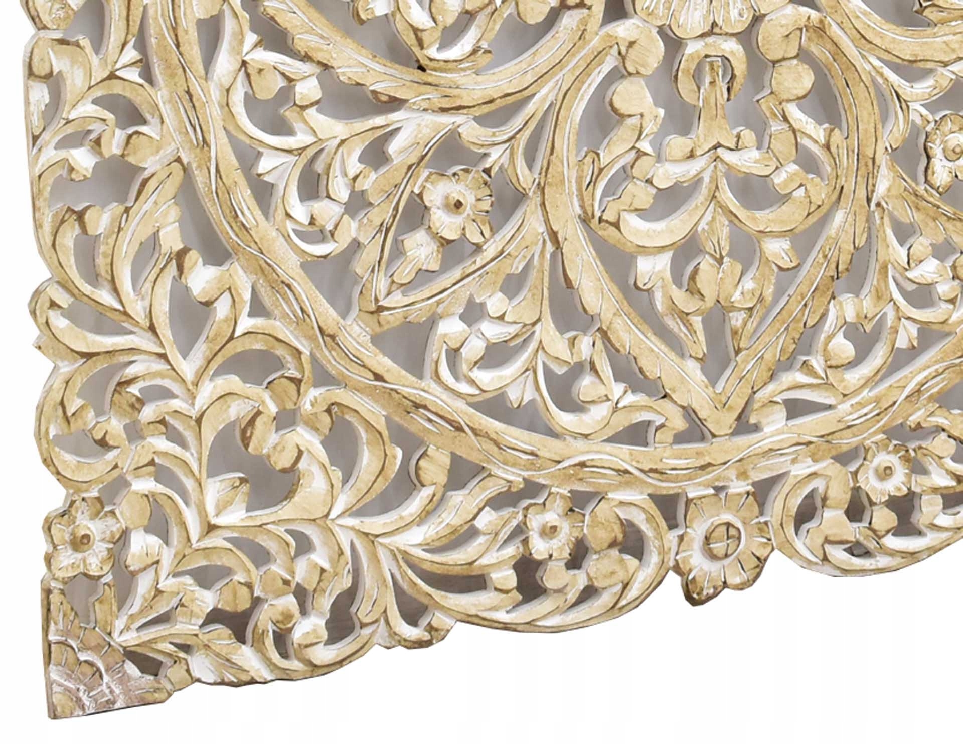 Indyjski panel ścienny ażurowy kwadrat dekor Grubość 2 mm