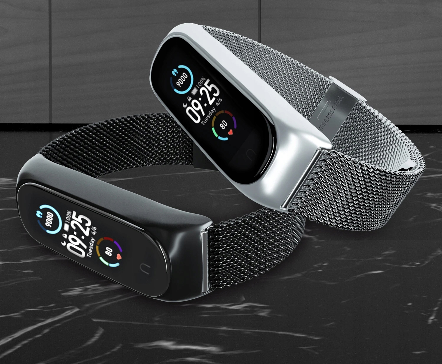 Pasek do Xiaomi Mi BAND 4/ 5 / 6 / 7 Opaska Stalowa do Zegarka KOLORY WYBÓR EAN (GTIN) 5905873593916
