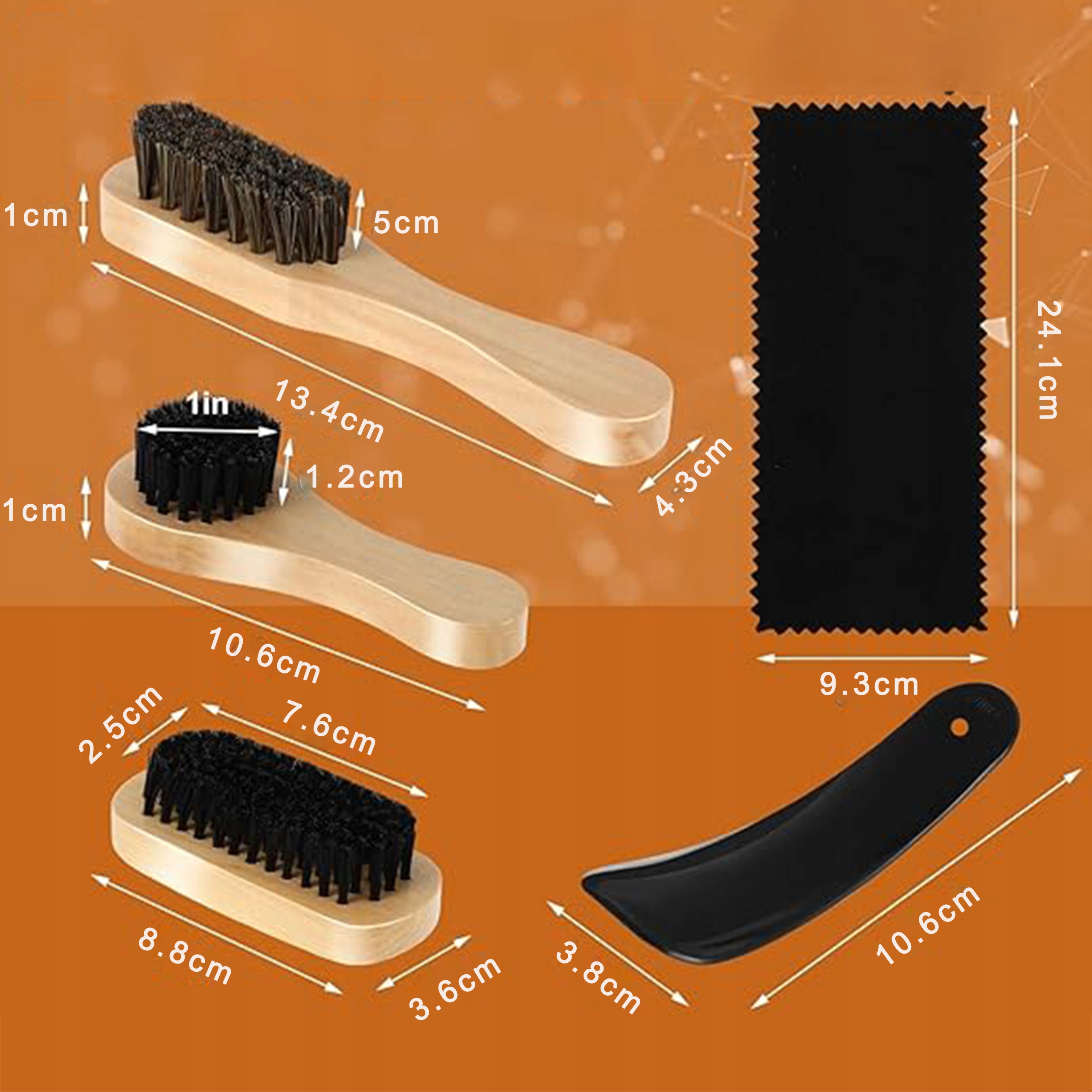ZESTAW DO PIELĘGNACJI OBUWIA ZESTAW DO CZYSZCZENIA OBUWIA 8 ELEMENTÓW Nazwa shoe care kit