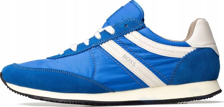 Pánské Boty Hugo Boss Oranžové Adrey Tenisky Sportovní Kůže Modré Vel. 44