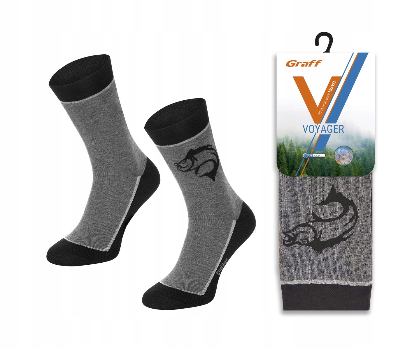 SKARPETY CAŁOROCZNE GRAFF 053 VOYAGER -43-46