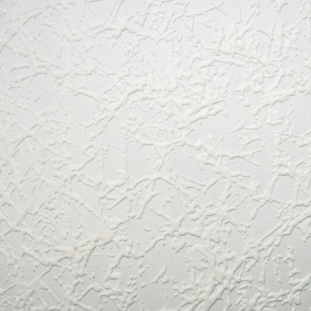 Tapeta Na Malování Strukturovaná Bílá Ozdobný Vzor 25 m x 106 cm