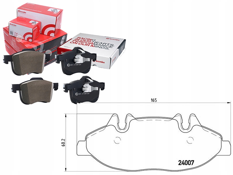 Sada Brzdových Destiček Brembo A00 0 342791