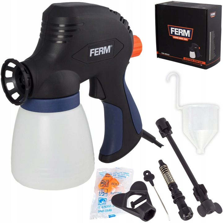 

Pistolet do malowania natryskowego Ferm Zestaw