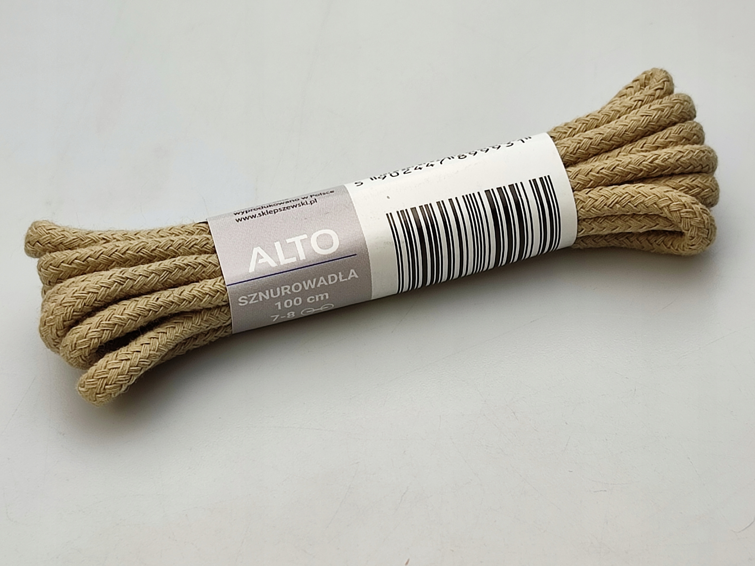 Sznurowadła sznurówki 100 % bawełna 100 cm beżowe 5 Kod producenta Sznurowadła bawełniane 100 cm beżowe