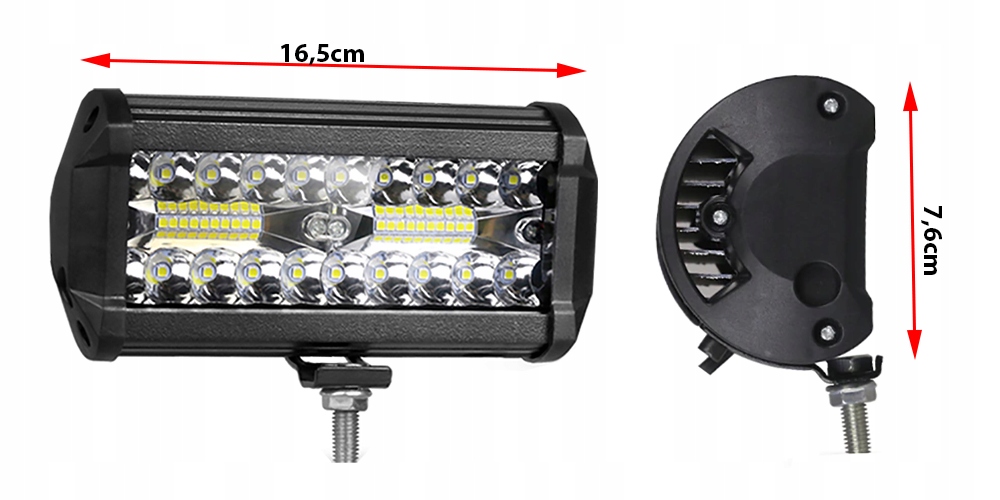 LED 120W HALOGEN SZPERACZ LAMPA ROBOCZA 12V 24V Typ maszyny Dźwig, żuraw, podnośnik Generator (agregat) Koparka Koparko-ładowarka Kruszarka Ładowarka Równiarka Rozściełacz asfaltu Spycharka Walec Wozidło Zagęszczarka