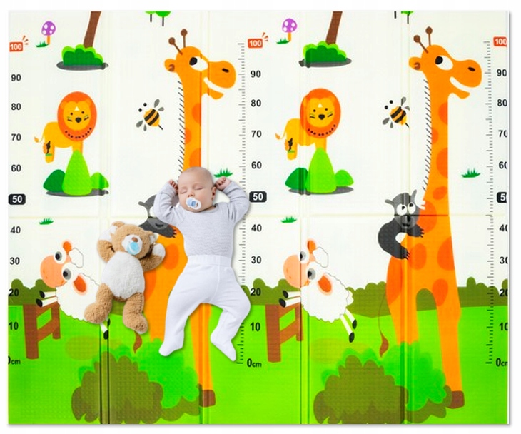 Mata edukacyjna piankowa dwustronna XPE 200x180cm Płeć chłopcy dziewczynki