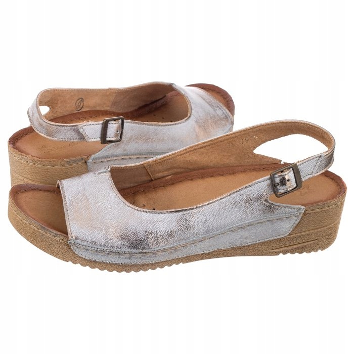 Dámské sandály Maciejka 01974-27 Zlaté na léto