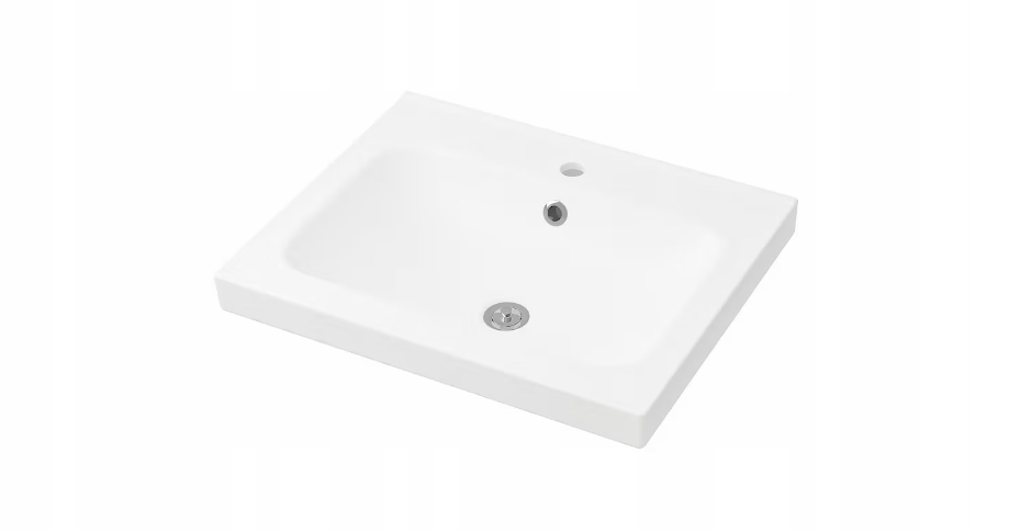 Ikea Odensvik Jedno umývadlo, 63x49x6 cm