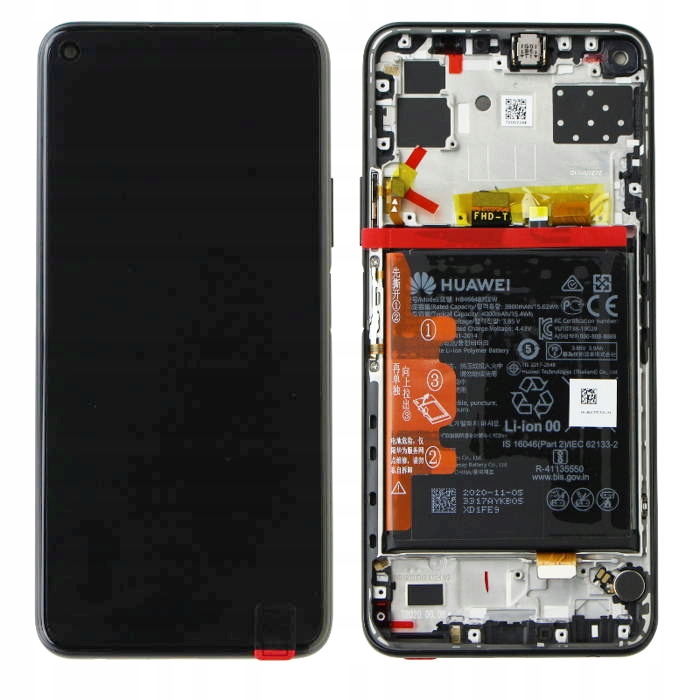 Huawei P40 Lite 5G LCD displej Displej Baterie