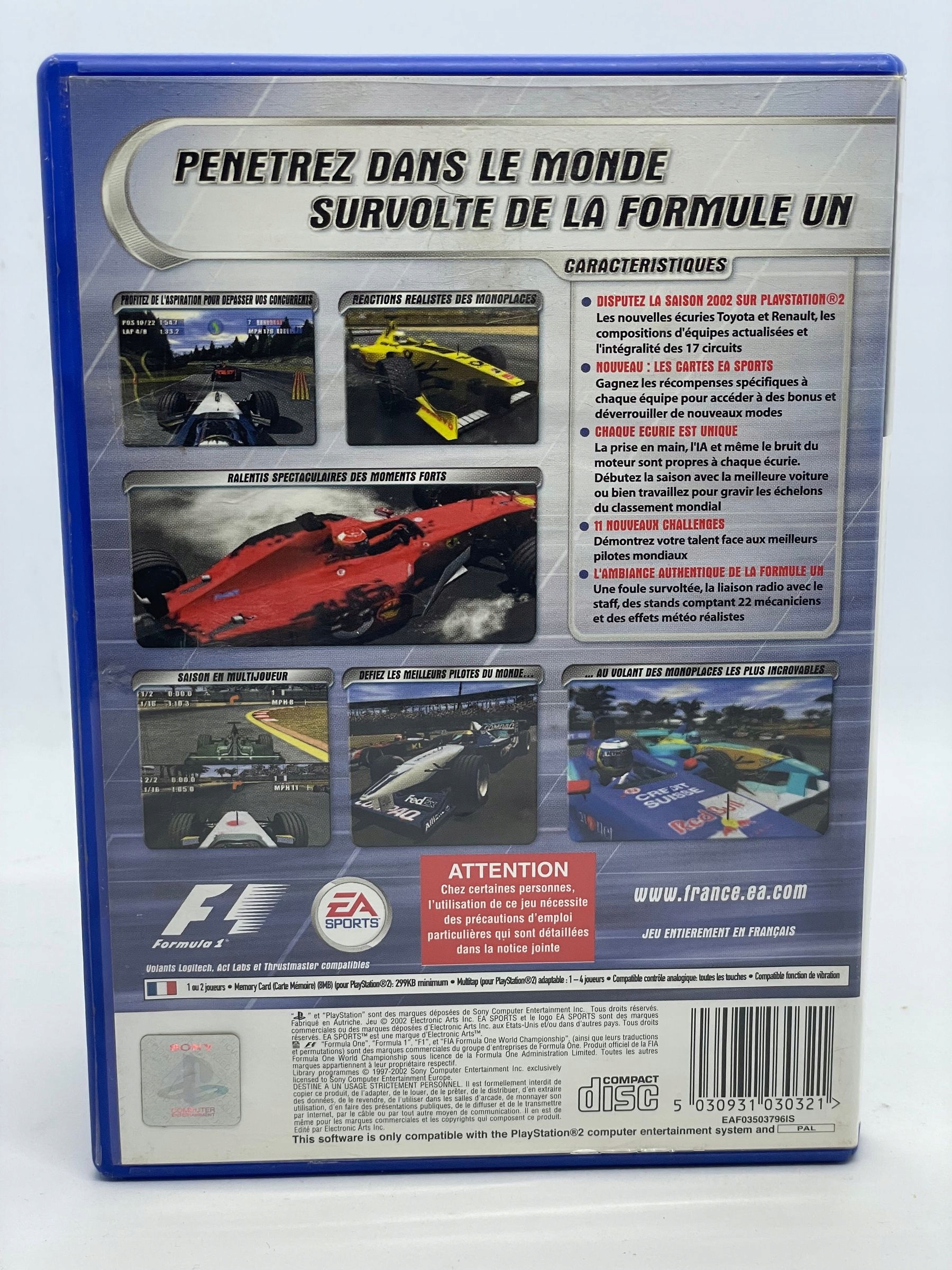 Gra F1 2002 PS2 Tematyka wyścigi