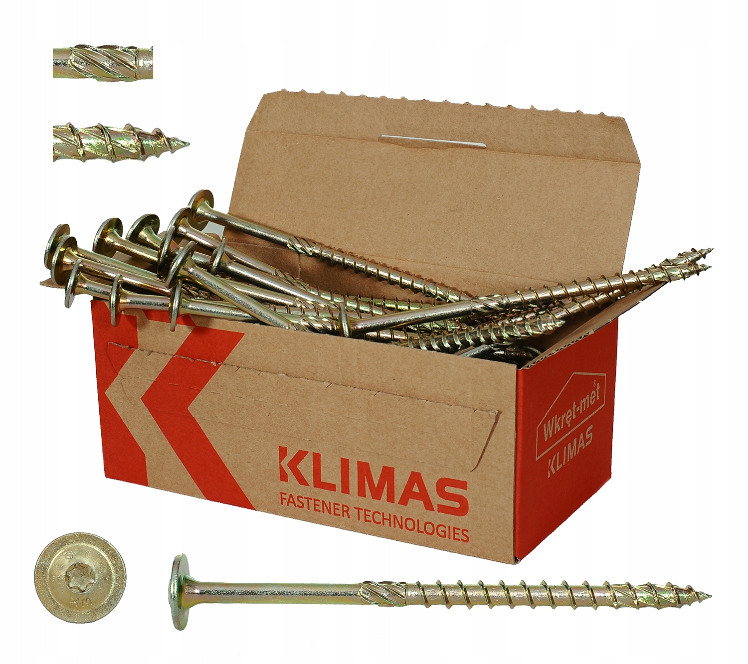 Vruty do dřeva Wkręt-Met 8 x 340 mm 50 ks