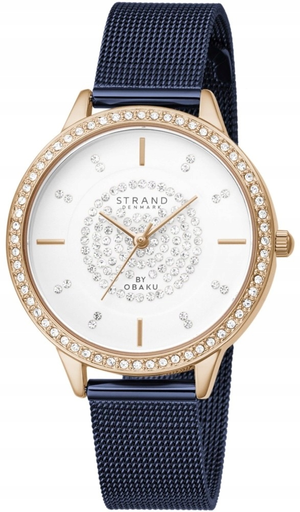 Nové Originální dámské hodinky Strand by Obaku S711LXVIML, modré, krabička