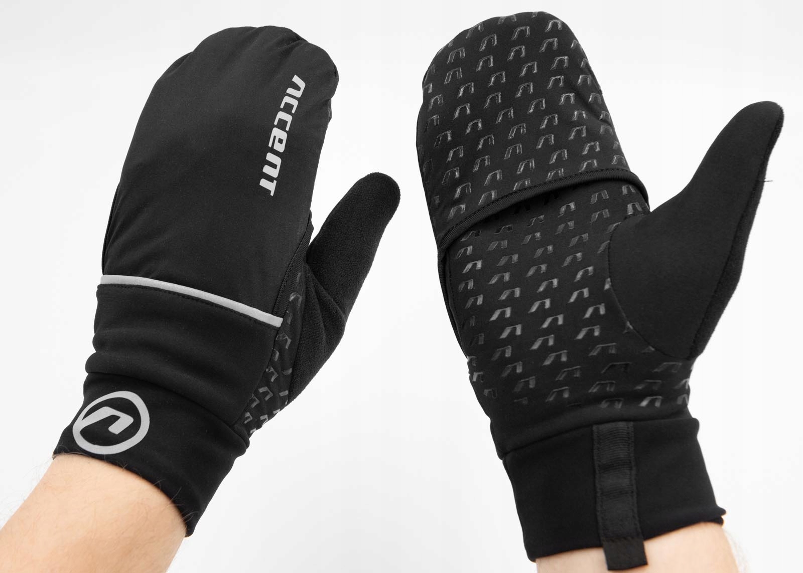 Rękawiczki zimowe ocieplane Thermal z pokrowcem M Typ Długie