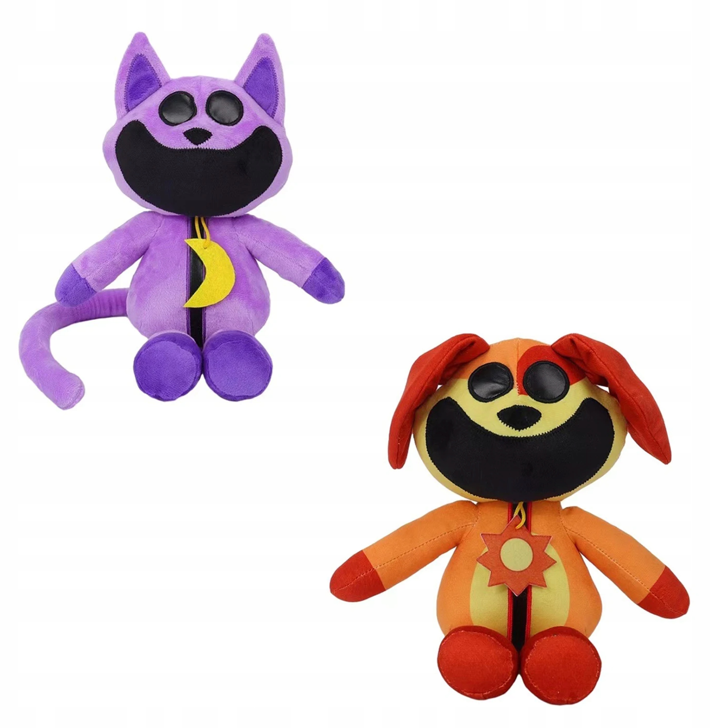 DWIE MASKOTKI 2 KOT MIŚ MIĘKKI PLUSZOWY