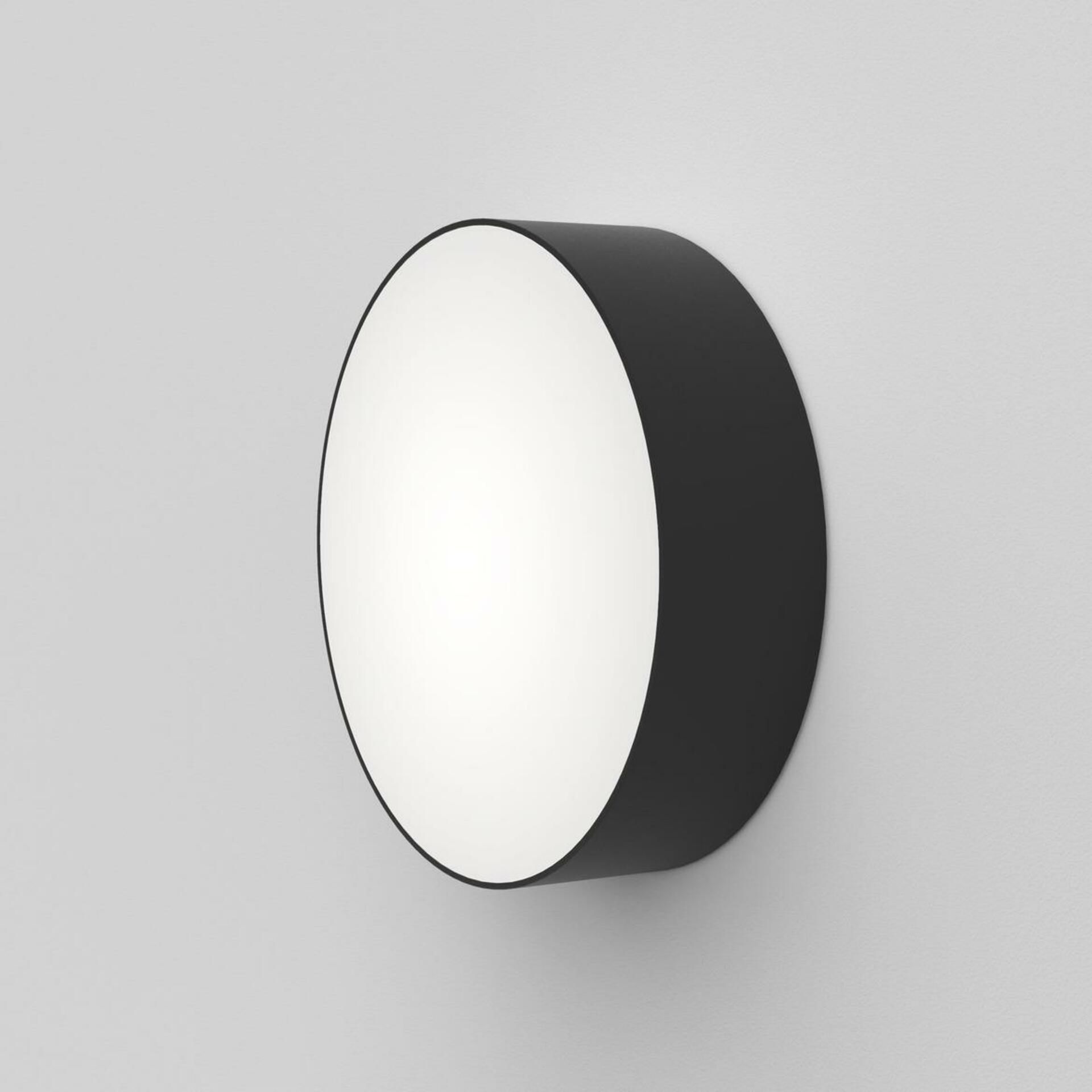 Astro Kea 250 Round Led nástenné svietidlo 12,6 W 3000K IP65 čierna 250mm
