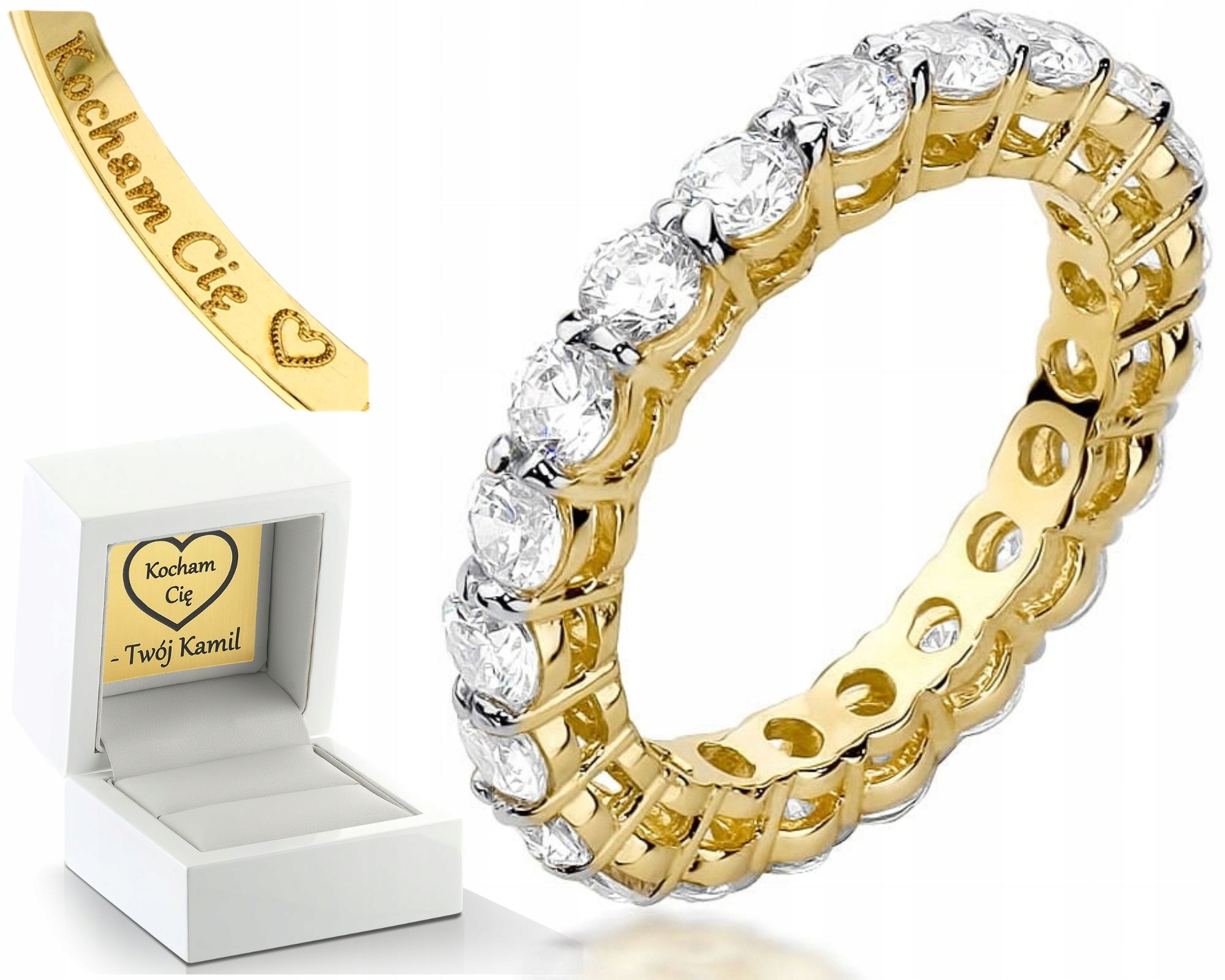 Zlatý Prstýnek S Briliantovými Diamanty