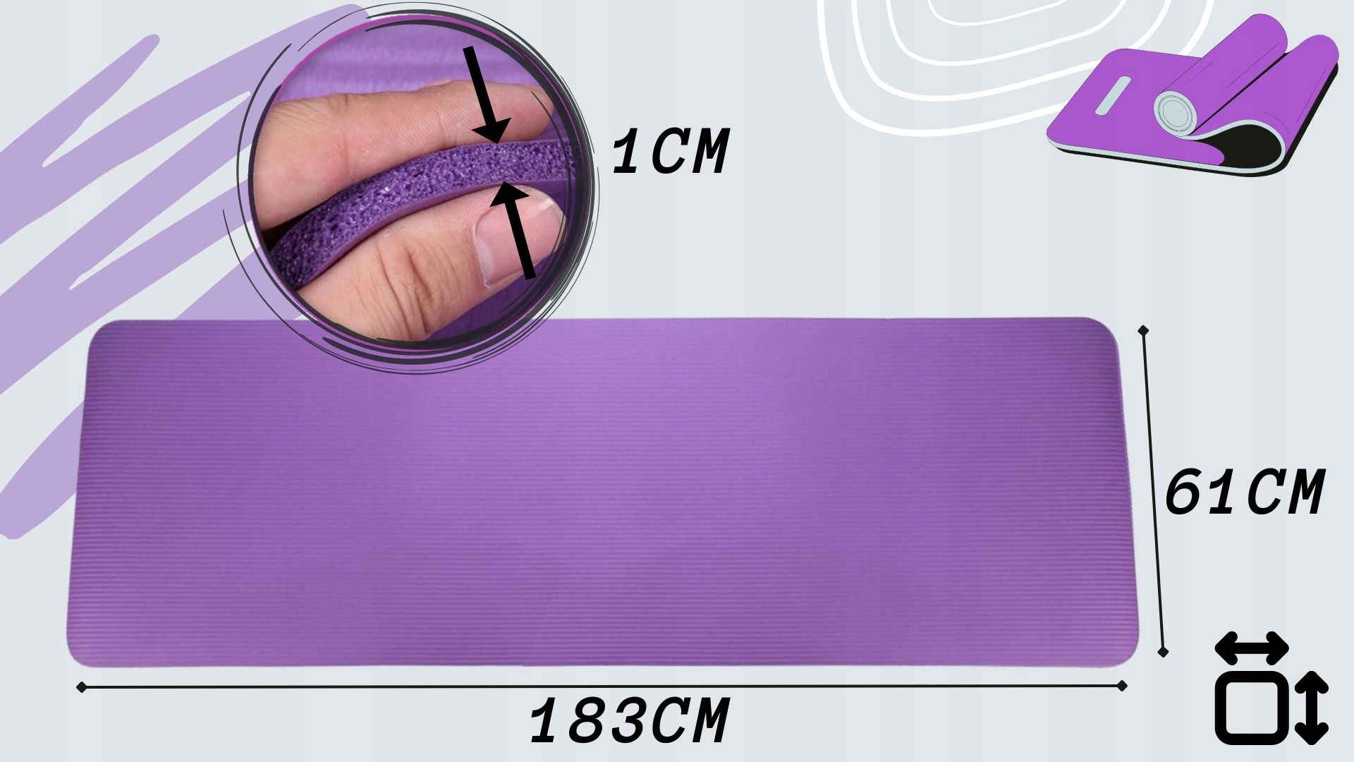 MATA GRUBA DŁUGA WYTRZYMAŁA DO ĆWICZEŃ FITNESS 5 GUM BAND MOCNE NIE PĘKAJĄ Rodzaj guma