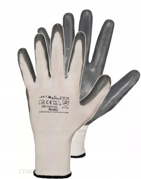 

Rękawice Art-Mas Rnitg rozmiar 10 XL 12 par