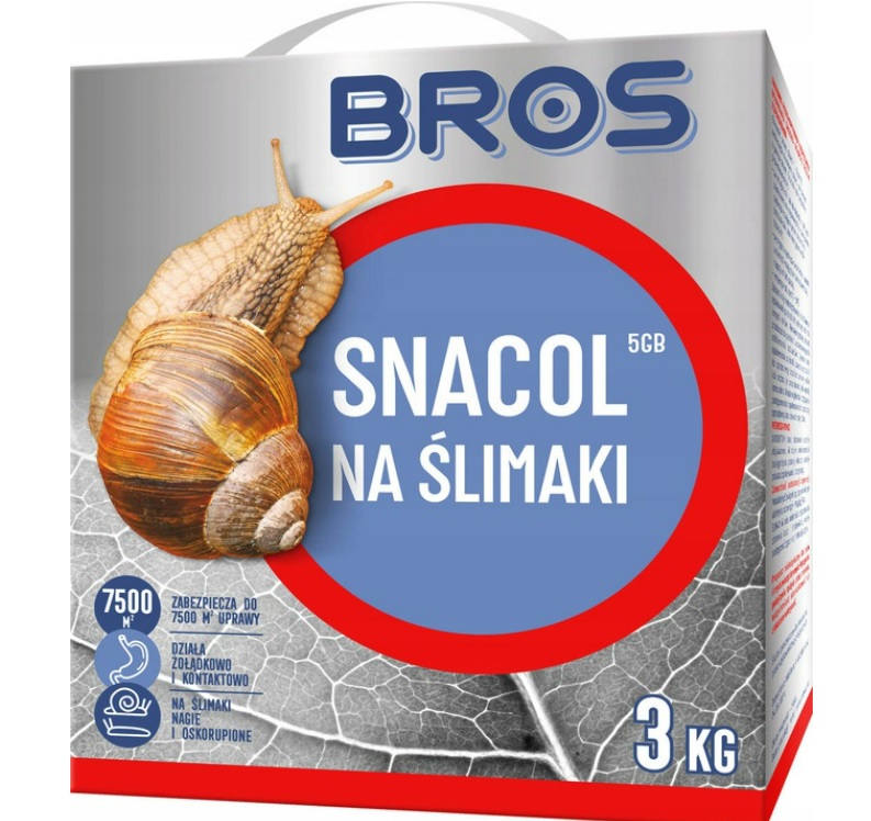 

Bros Snacol 5Gb Środek Trutka Na Ślimaki 3Kg