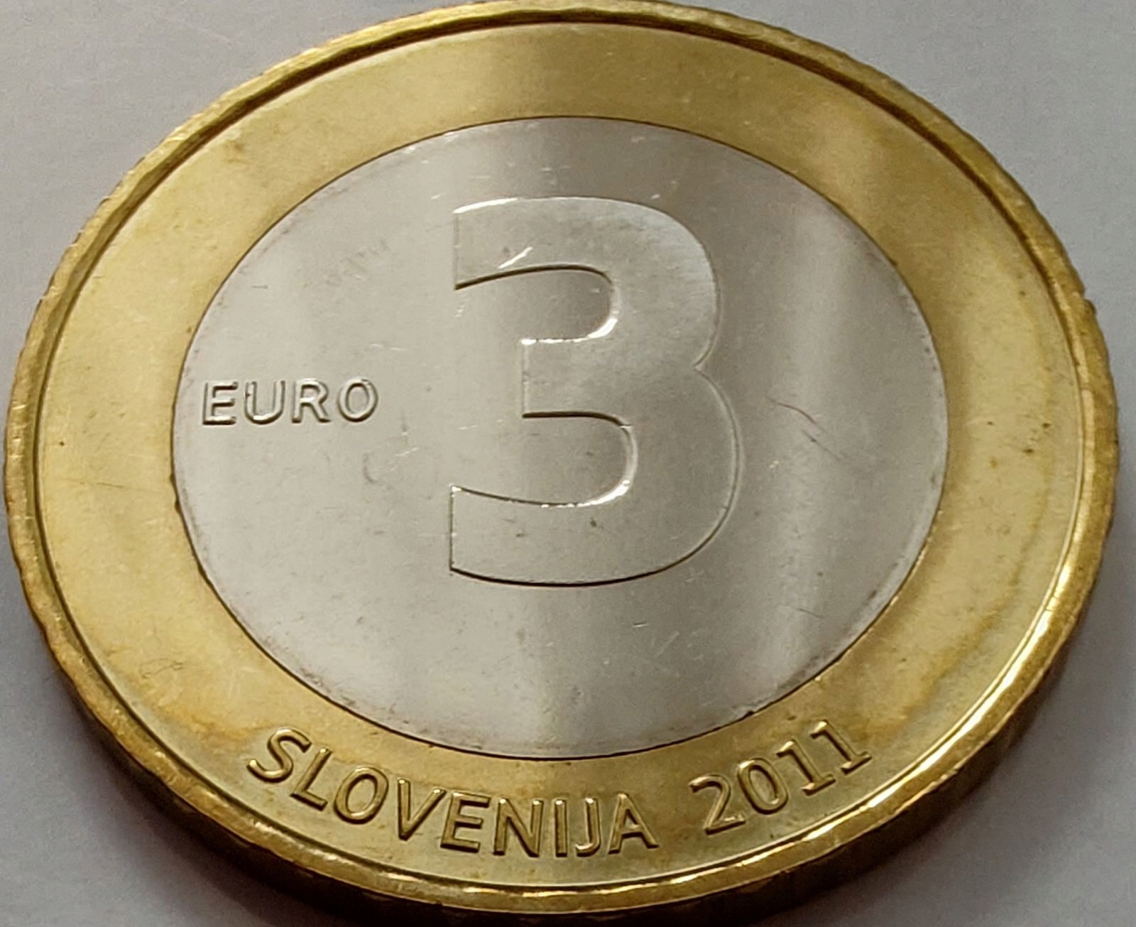 1675 - Słowenia 3 euro, 2011