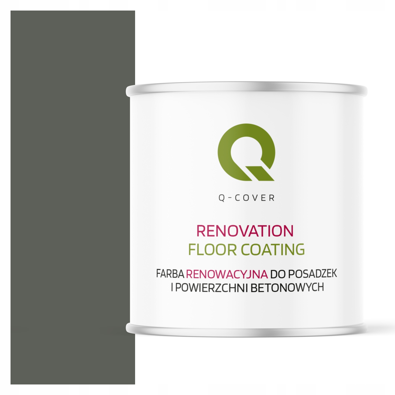 Barva Pro Renovaci Podlah Z Betonu Garáž Šedá Zelená Ral 7009 Polomatná 2,5L