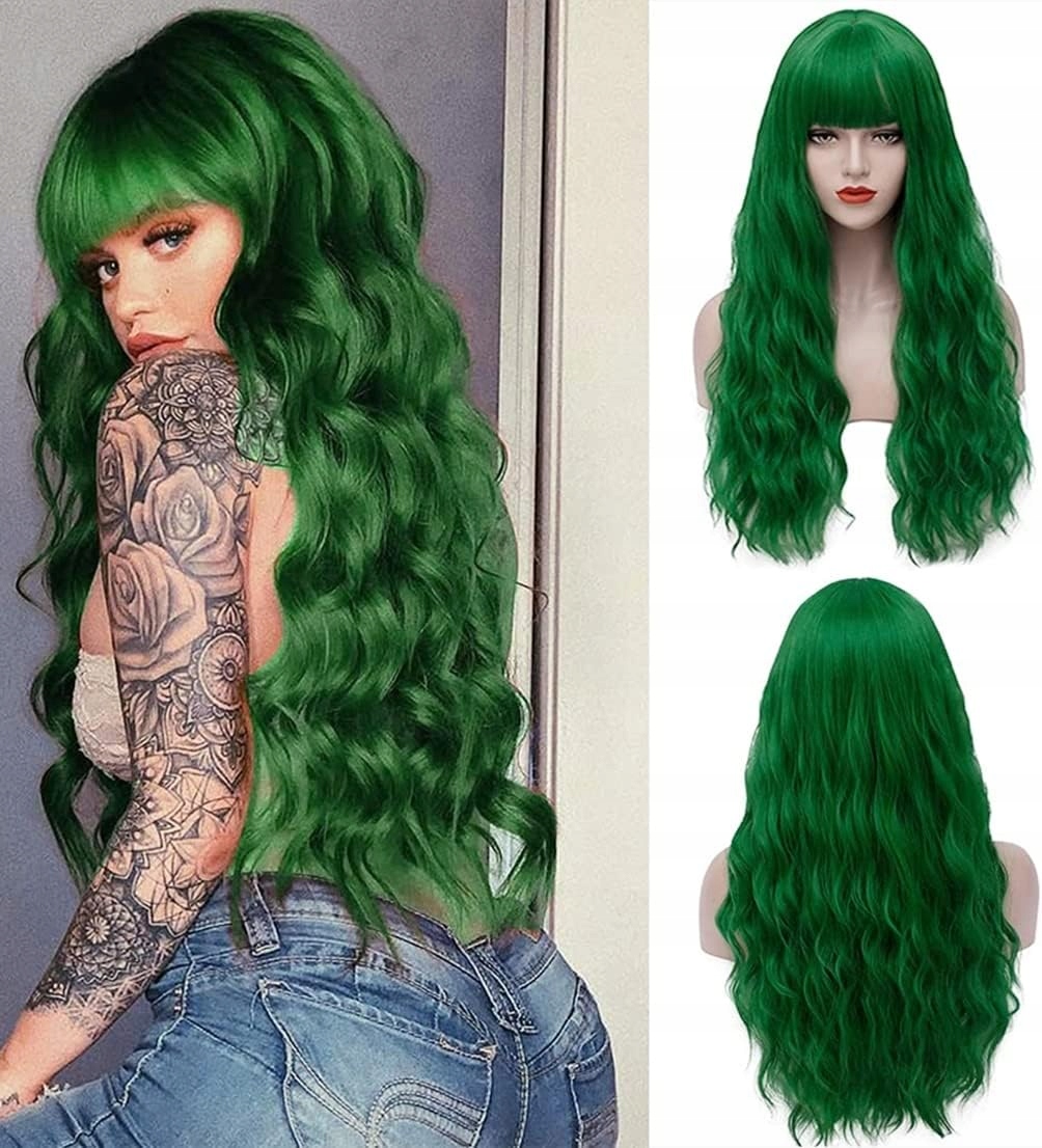 Paruka zelené vlasy