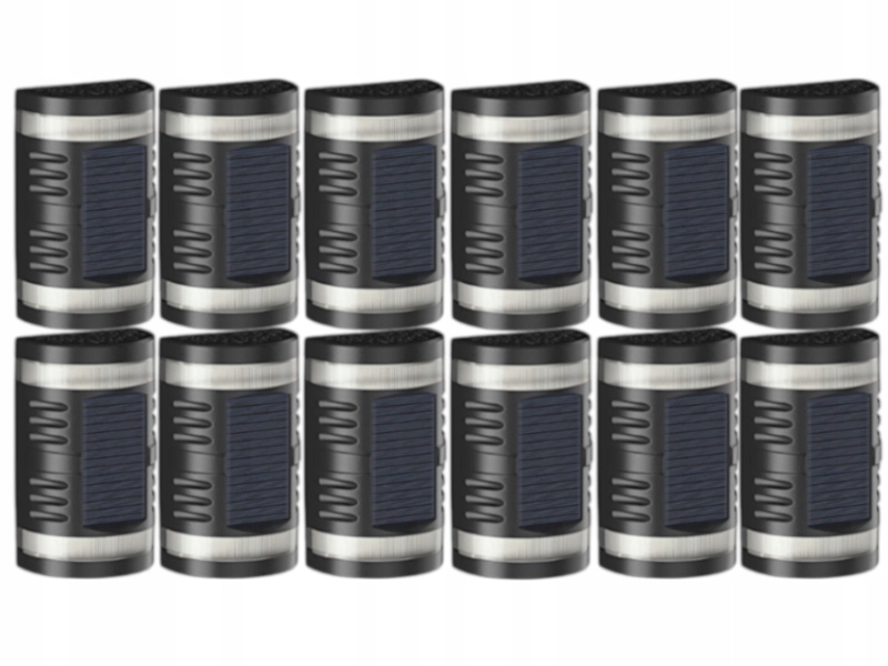 12 x Solární lampa Terasová Led Senzor Den/Noc