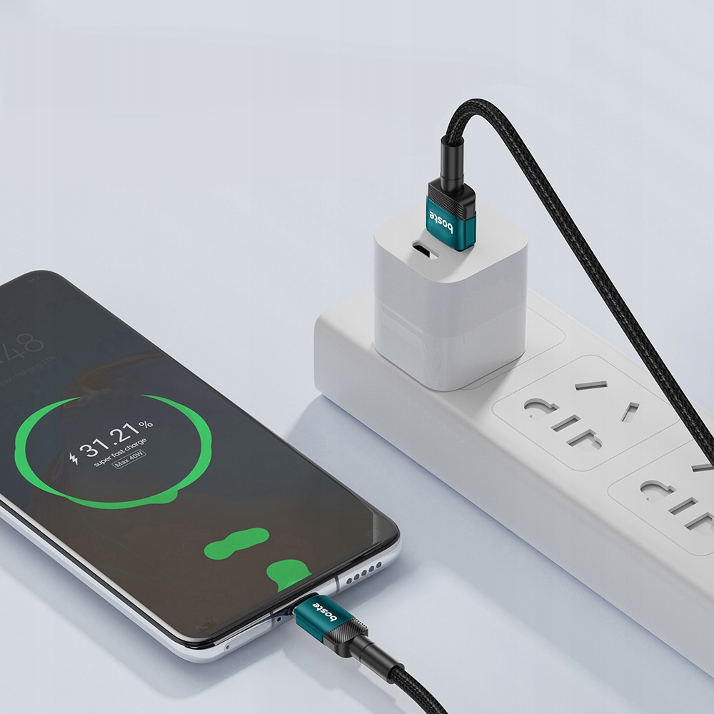 BOSTE KABEL USB-A DO USB-C TYPE-C SZYBKIE ŁADOWANIE 3A TRANSMISJA DANYCH 3M Kod producenta CUBA-ACGN3
