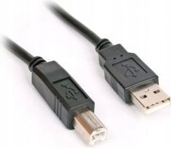 Kabel do drukarki USB 3m AM-BM gniazdo typu B