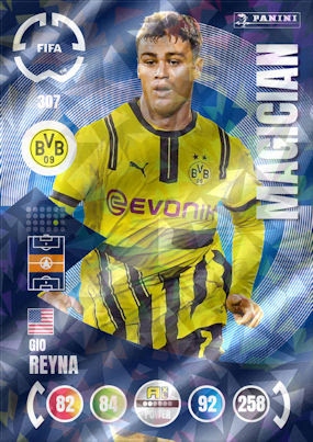 2025 Panini Adrenalyn XL Fifa Club World Cup 307 Gio Reyna