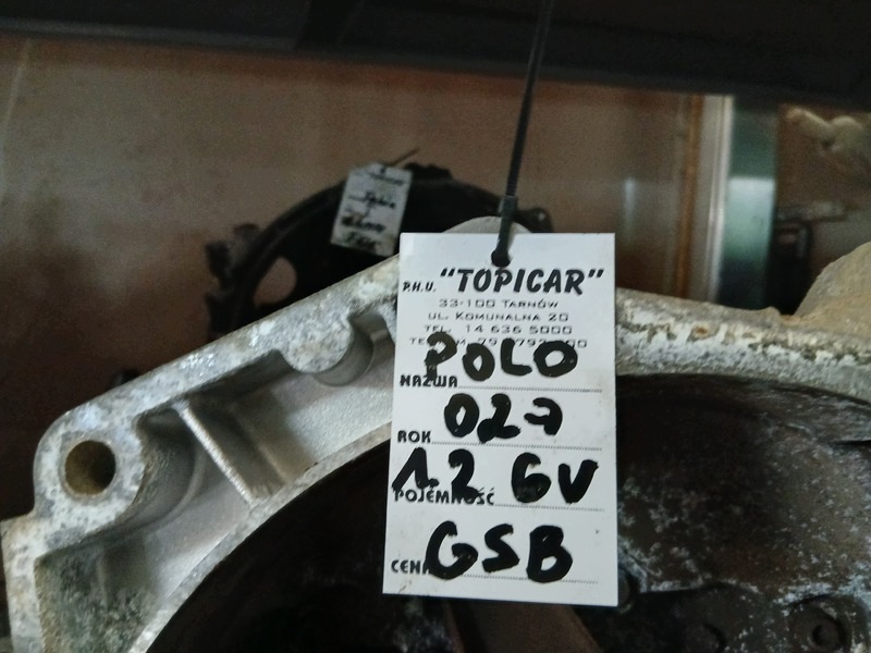 gearbox, VW POLO 02- 1.2 6V GSB