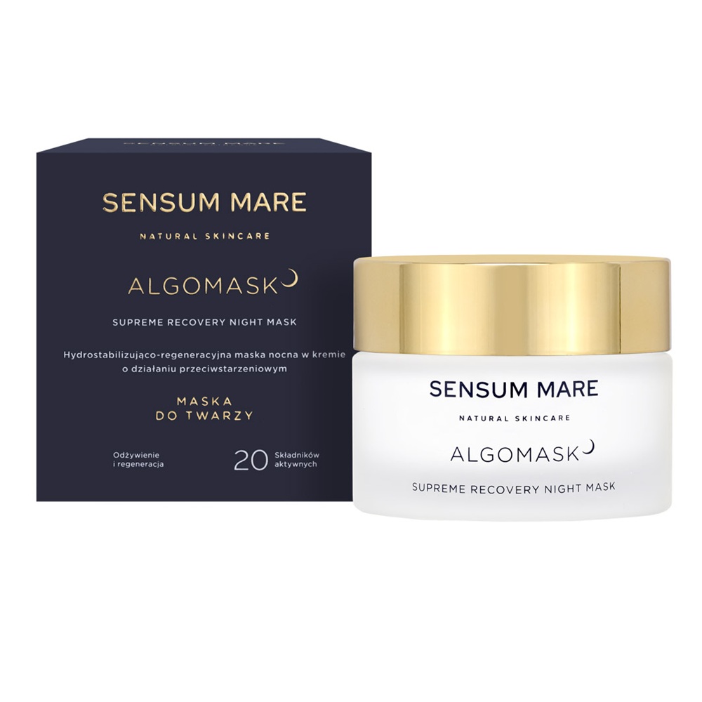 Sensum Mare Algomask Hydrostabilizační Regenerační Noční Maska V Krému
