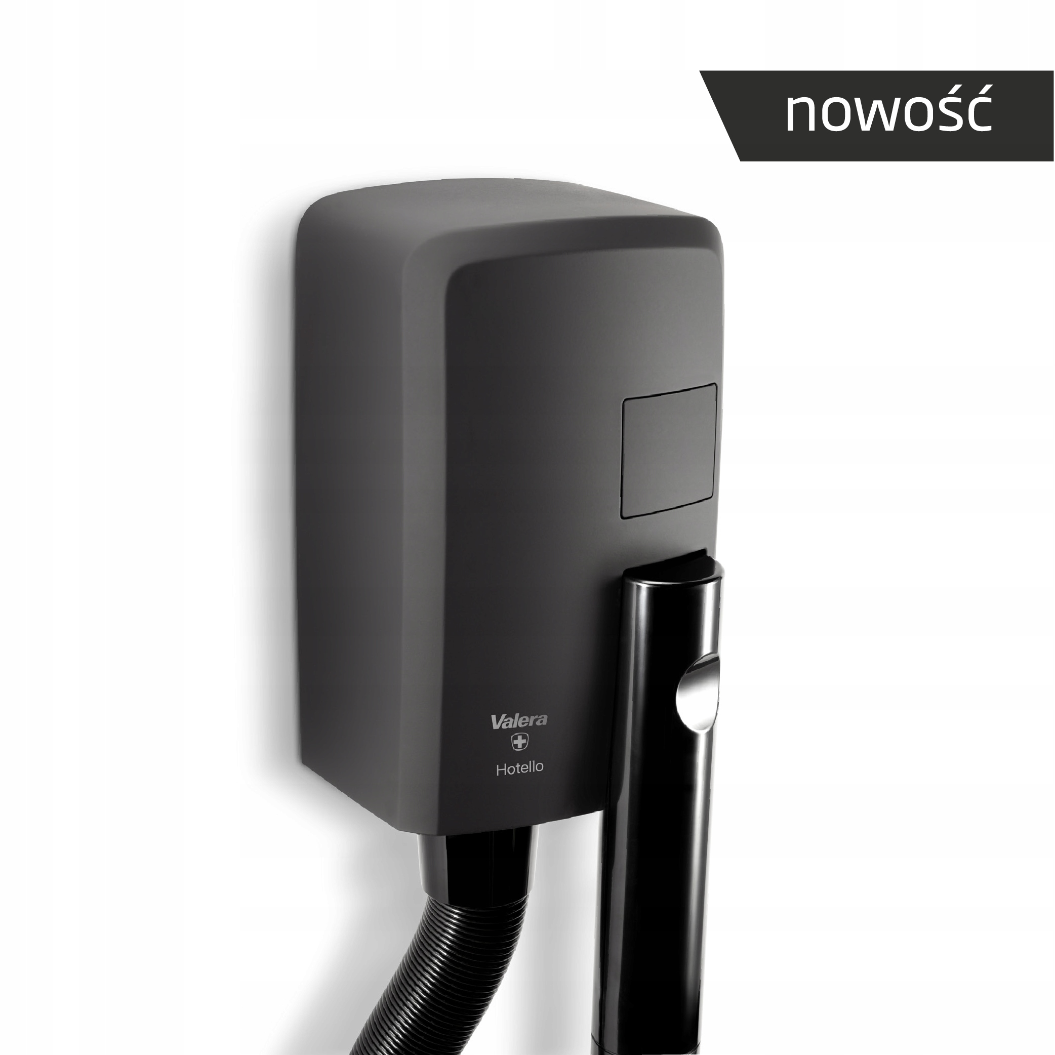 Suszarka hotelowa do włosów 1200 W Hotello Valera Czarna