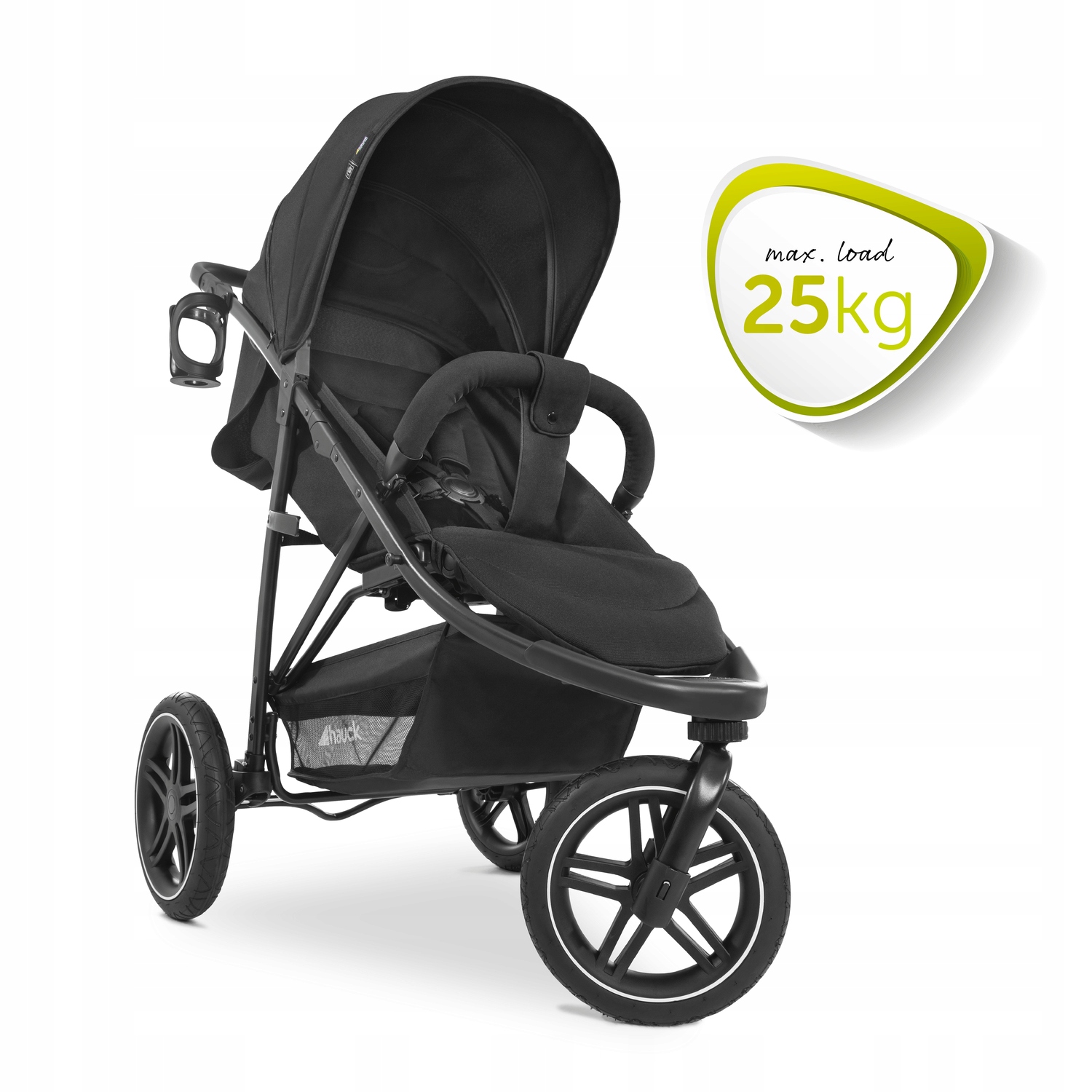 Wózek spacerowy Hauck Rapid 3R czarny Liczba kół 3