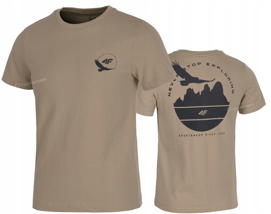 4F CHŁOPIĘCA KOSZULKA T-SHIRT BAWEŁNA / 164