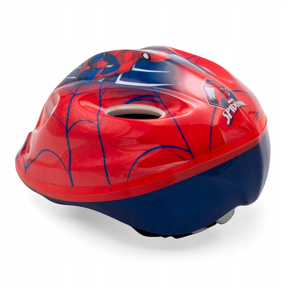 KASK ROWEROWY SPORTOWY DLA CHŁOPCA DZIECI REGULOWANY M 52 - 56 cm SPIDERMAN Kolor czerwony