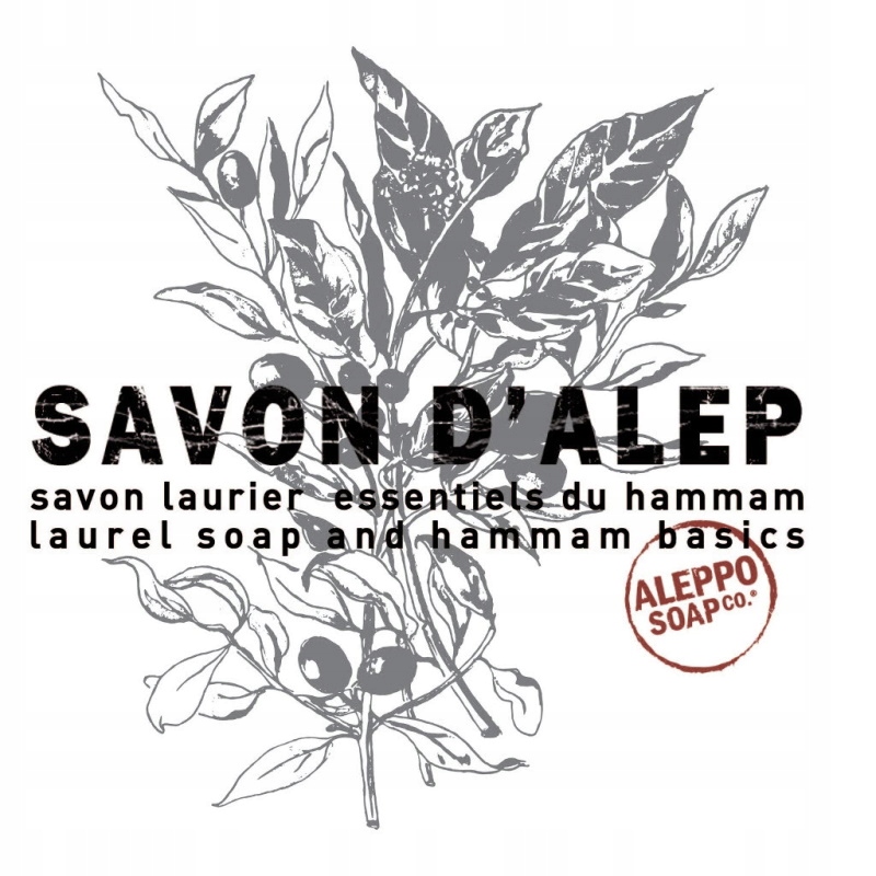 Aleppo Soap Co. Mydło Aleppo 40% lauru 200g silne właściwości odnowy skóry Rodzaj kostka