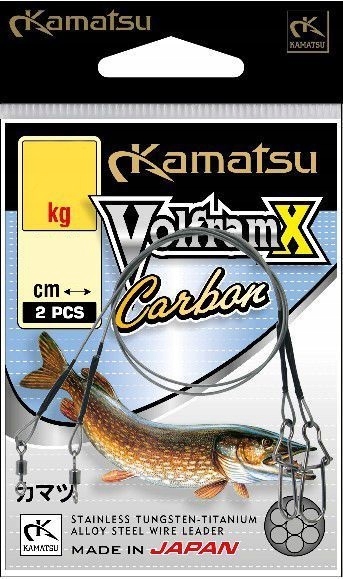 Przypon Kamatsu Wolfram X Carbon 20cm/15kg 2szt