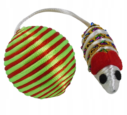 

Zabawka dla kota Błyszcząca myszka piłka Zestaw